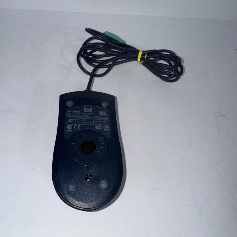 HP MO42KC Mouse p/n 333530-001‎ - PS2 Ball, Tested & Works!